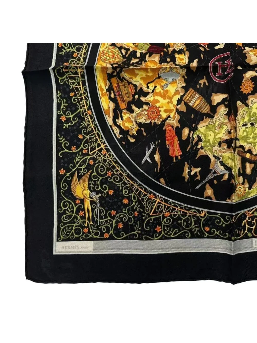 Hermes scarf silk